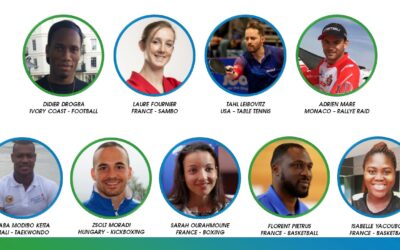 Peace and Sport welcomes 9 new international athletes in the Champions for Peace Club