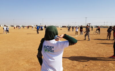 Peace and Sport et la WBSC lancent le Baseball5  dans le camp de réfugiés de Zaatari